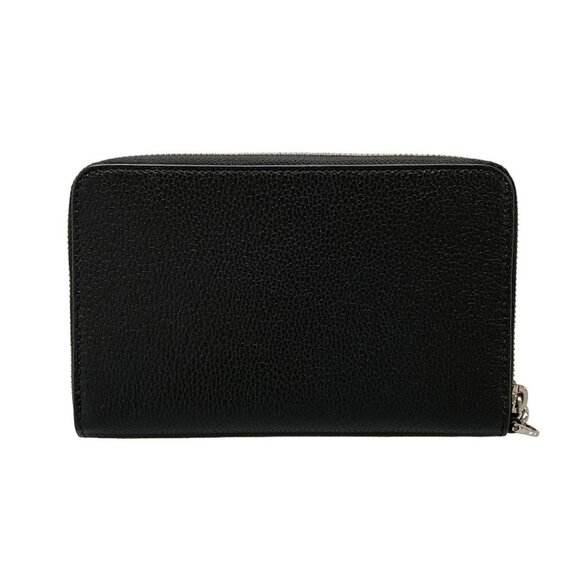 Auth BALLY - Black Leather Long Wallet - Picture 3 of 7